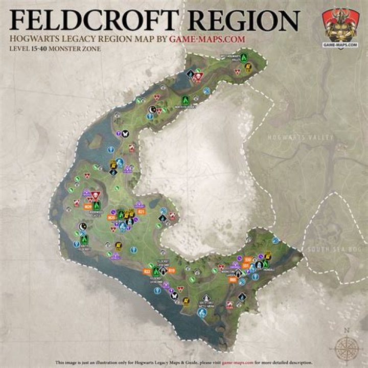 Feldcroft Region Infamous Foe Locations